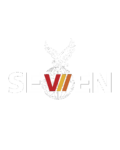 seven logo mappamondo bianco